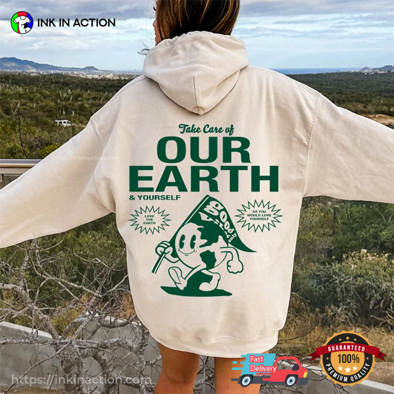  Womens Fitness Instructor Love World Earth Day Save the Planet  V-Neck T-Shirt : Clothing, Shoes & Jewelry