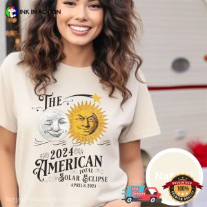 The 2024 American Total Solar Eclipse April 8 2024 Comfort Colors Shirt