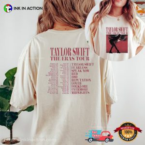 Taylor Swift Early Era Vtg Tour Concert Double Sided Tee sz S RARE  COLLECTIBLE