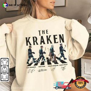 The Kraken Ice Hockey inspired by the abbey road beatles T Shirt 2