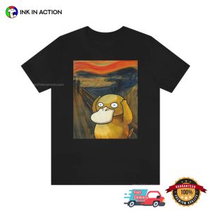The Scream Psyduck Funny T-Shirt