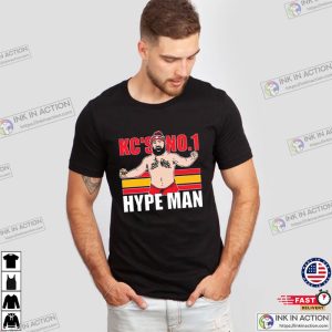 Travis Kelce KC's No.1 Hype Man Funny T Shirt 3