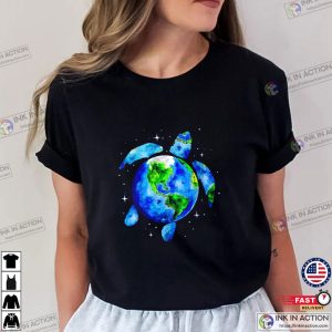 Turtles Earth Earth Day 2024 T-shirt
