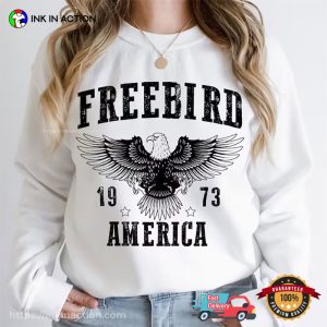 Freebirds Lynyrd Skynyrd America 1973 Retro Rock T-Shirt