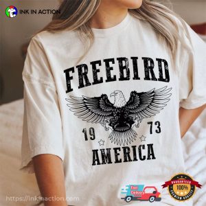 freebirds lynyrd skynyrd America 1973 Retro Rock T Shirt 3