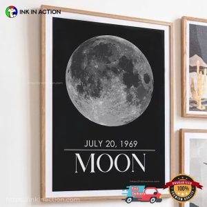 Moon Landing 1969 Astronomical Poster