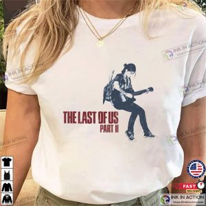 the last of us part 2 Ellie Guitar Art T Shirt 2