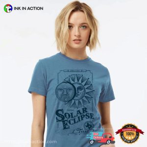Total Solar Eclipse Texas Vintage Comfort Colors T-Shirt