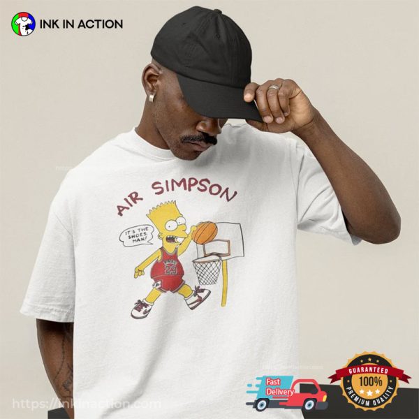 Air Simpson Slam Dunk Bart Funny The Simpsons T-shirt