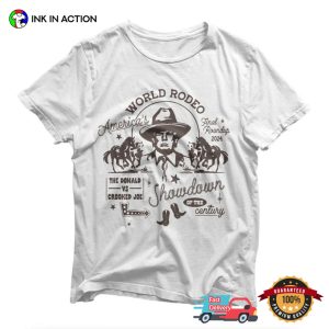 America's World Rodeo 2024 Showdown funny political t shirts 3
