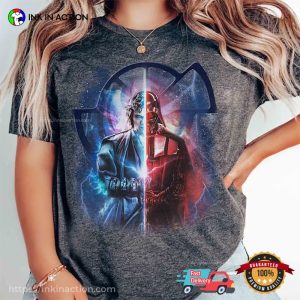 Anakin Skywalker & Darth Vader Star War Ep 3 Portrait Comfort Colors T-shirt