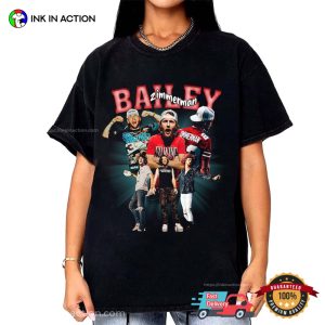 Bailey Zimmerman Highlights Vintage 90s Style Graphic Tee