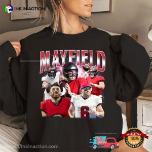 Baker mayfield football Highlights Vintage 90s T Shirt 1
