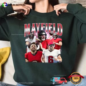 Baker Mayfield Football Highlights Vintage 90s T-Shirt