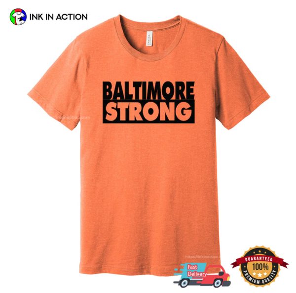 Baltimore Strong Baltimore Bridge Represent T-shirt