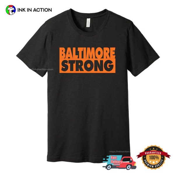 Baltimore Strong Baltimore Bridge Represent T-shirt