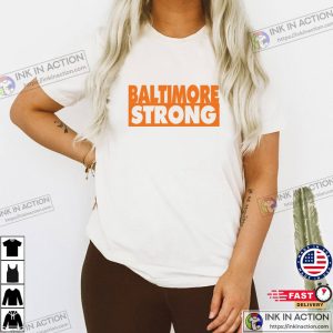 Baltimore Strong Baltimore Bridge Represent T-shirt