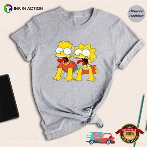 Bart And Lisa Funny Comfort Colors the simpsons t shirt 1