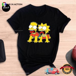 Bart And Lisa Funny Comfort Colors the simpsons t shirt 2