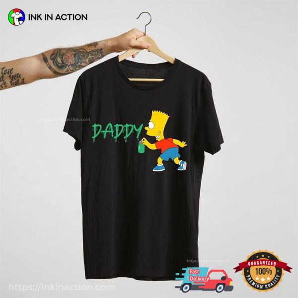 Bart Simpson Love Daddy The Simpsons T-shirt