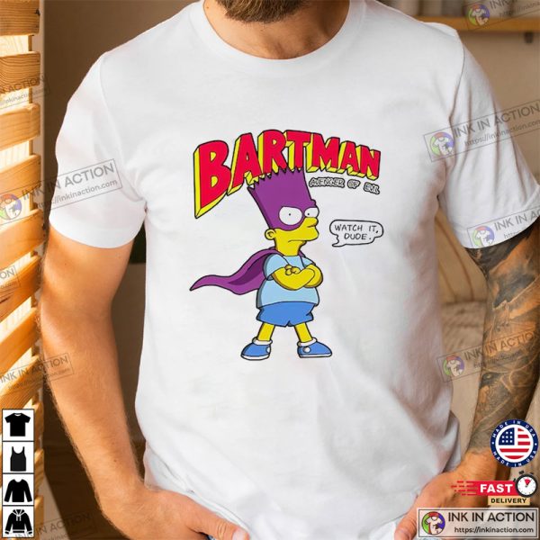 Bartman Avenger Of Evil The Simpsons Shirt