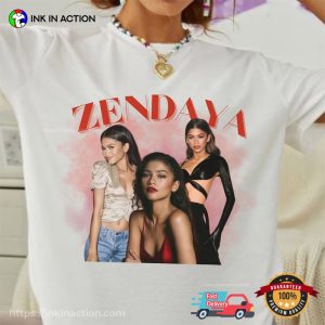 Beauty Zendaya Highlights Vintage 90s Tee