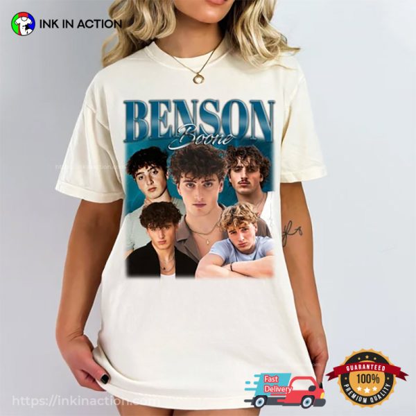 Benson Boone Collage VIntage Graphic T-shirt