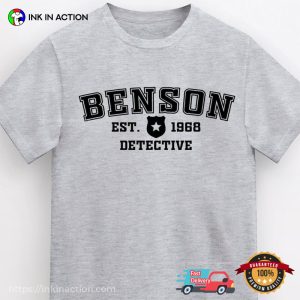 Benson Est 1968 Detective law and order shirt 2