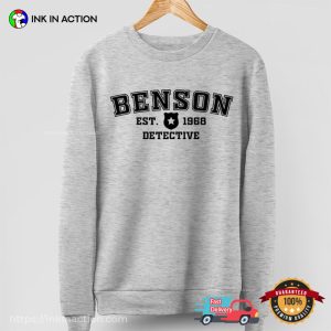 Benson Est 1968 Detective law and order shirt 3