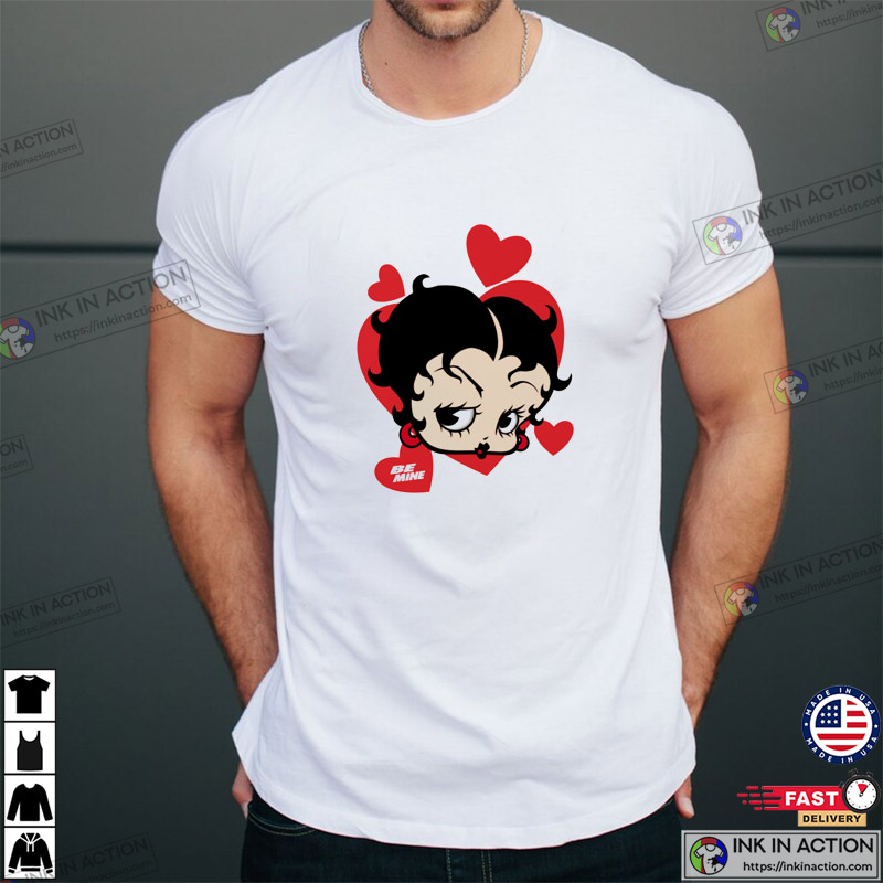 Betty Boop Be Mine Vintage 90s Tee - Print your thoughts. Tell