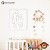Big Brother Little Brother Pencil Draw Wall Poster