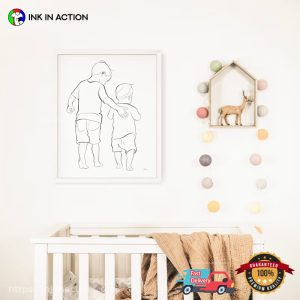 Big Brother Little Brother Pencil Draw Wall Poster 1