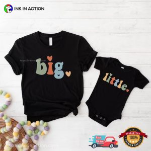 Big Middle Little Family Matching big brother and sister shirts 1