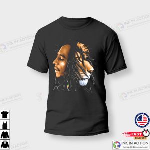 Bob Marley Lion Original Art Bob Marley T-Shirt