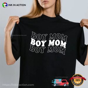 Boy Mom Lovely Mama Tee Shirt