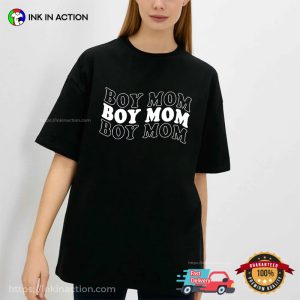 Boy Mom Lovely mama tee shirt 3