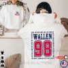 Braves 98 Morgan Wallen Tour Western 2 Sided T-Shirt