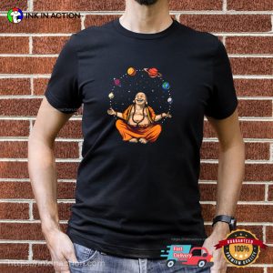 Buddha Juggling Space Planets Classic T-Shirt