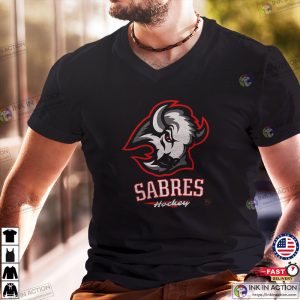 Buffalo Sabres Goat Logo Hockey Team T Shirt, buffalo sabres apparel