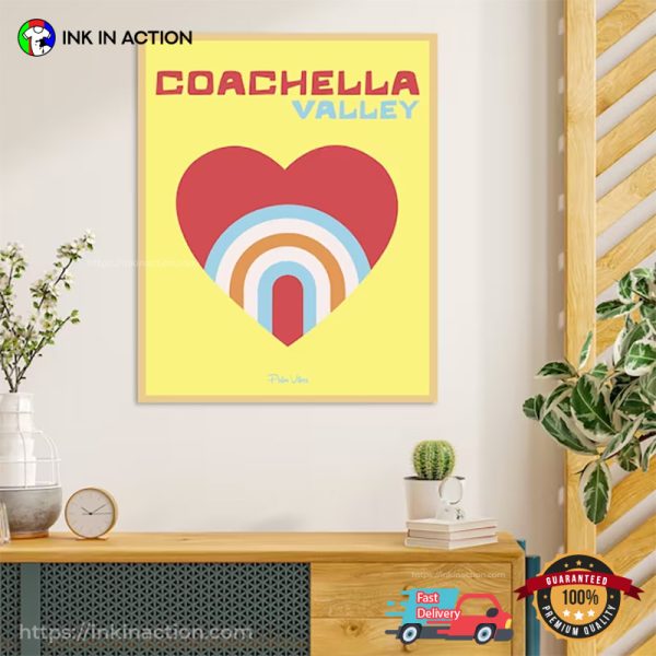 COACHELLA VALLEY Happy Heart Music Fes Poster