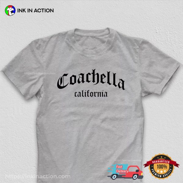 California Coachella Music Festival T-shirts