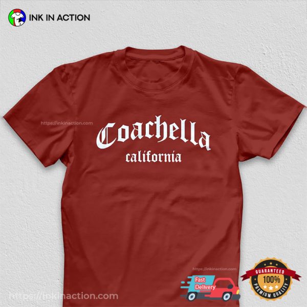 California Coachella Music Festival T-shirts