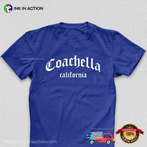 California coachella music festival t shirts 3