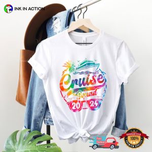 Colorful Cruise Squad 2024 Friends Trip Comfort Colors T Shirt 2