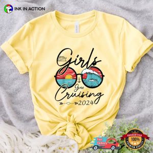Comfort Colors Girls Gone Cruising 2024 family cruise shirts 1