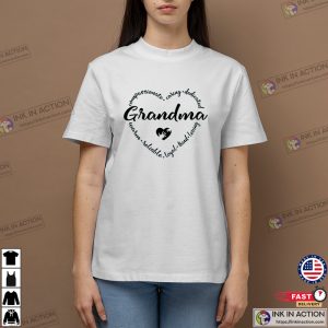 Compassionate Caring Dedicated Grandma T-shirt