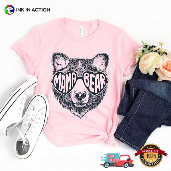 Coolest Mama Bear Hilarious Mom Shirts