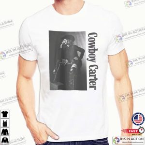 Cowboy Carter BW Retro beyonce graphic shirt 1