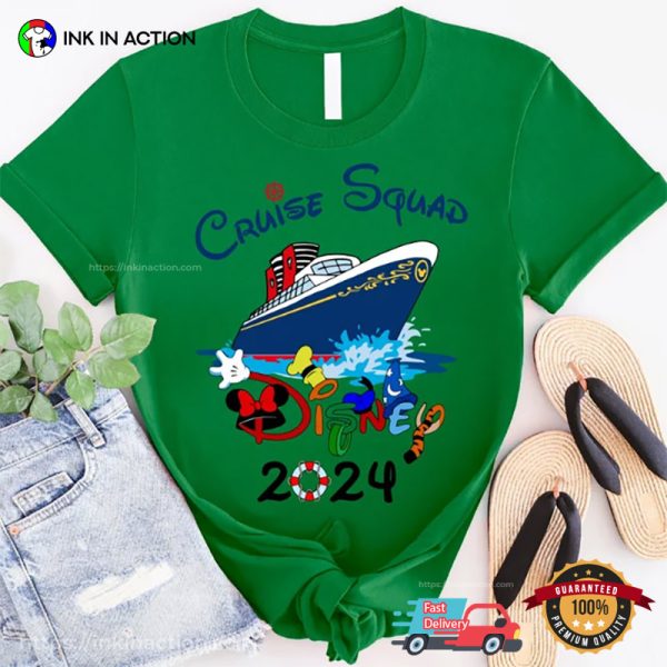 Cruise Squad 2024 Disney Wonder Ship T-Shirt