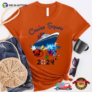 Cruise Squad 2024 disney wonder ship T Shirt 2